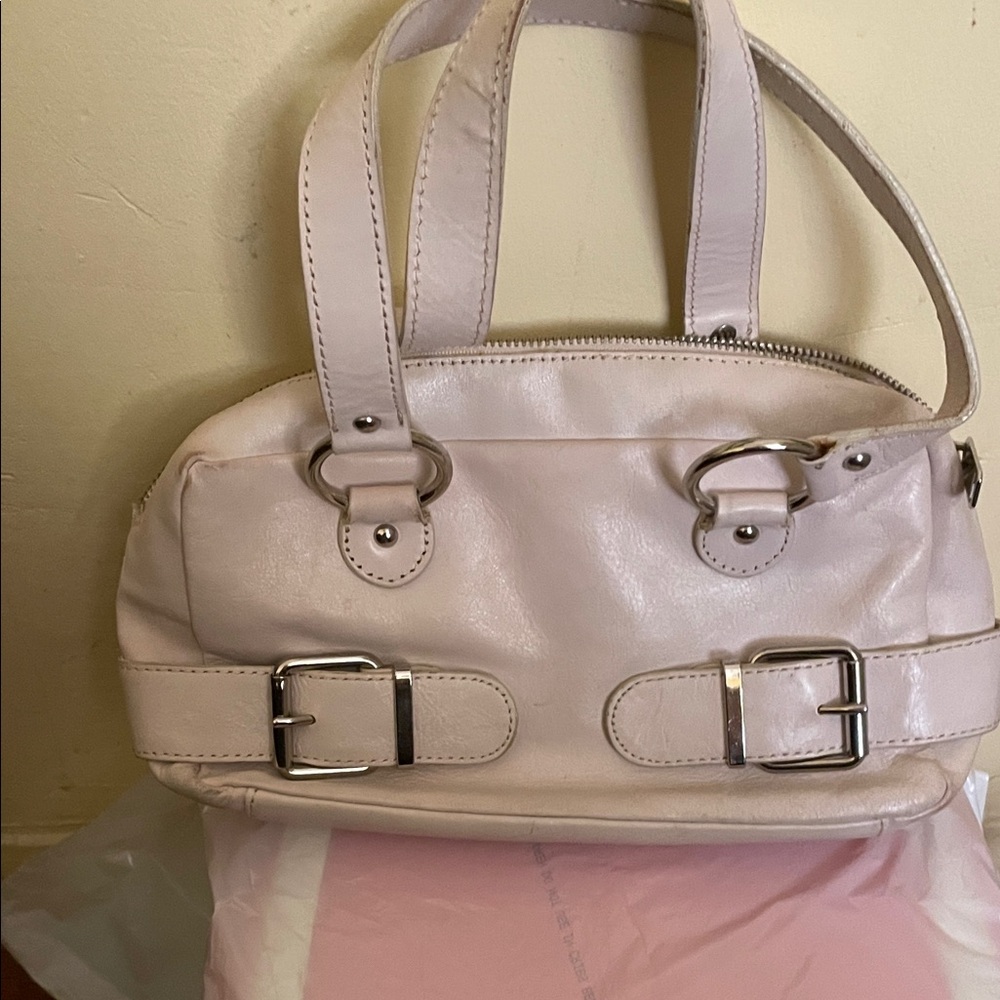 Banana Republic Light Cream Satchel